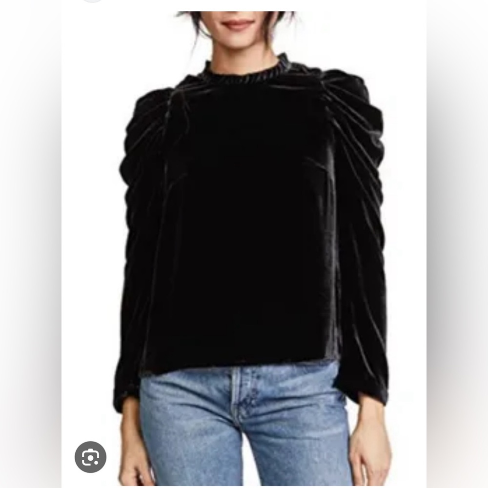 Ulla Johnson Gilles velvet Blouse